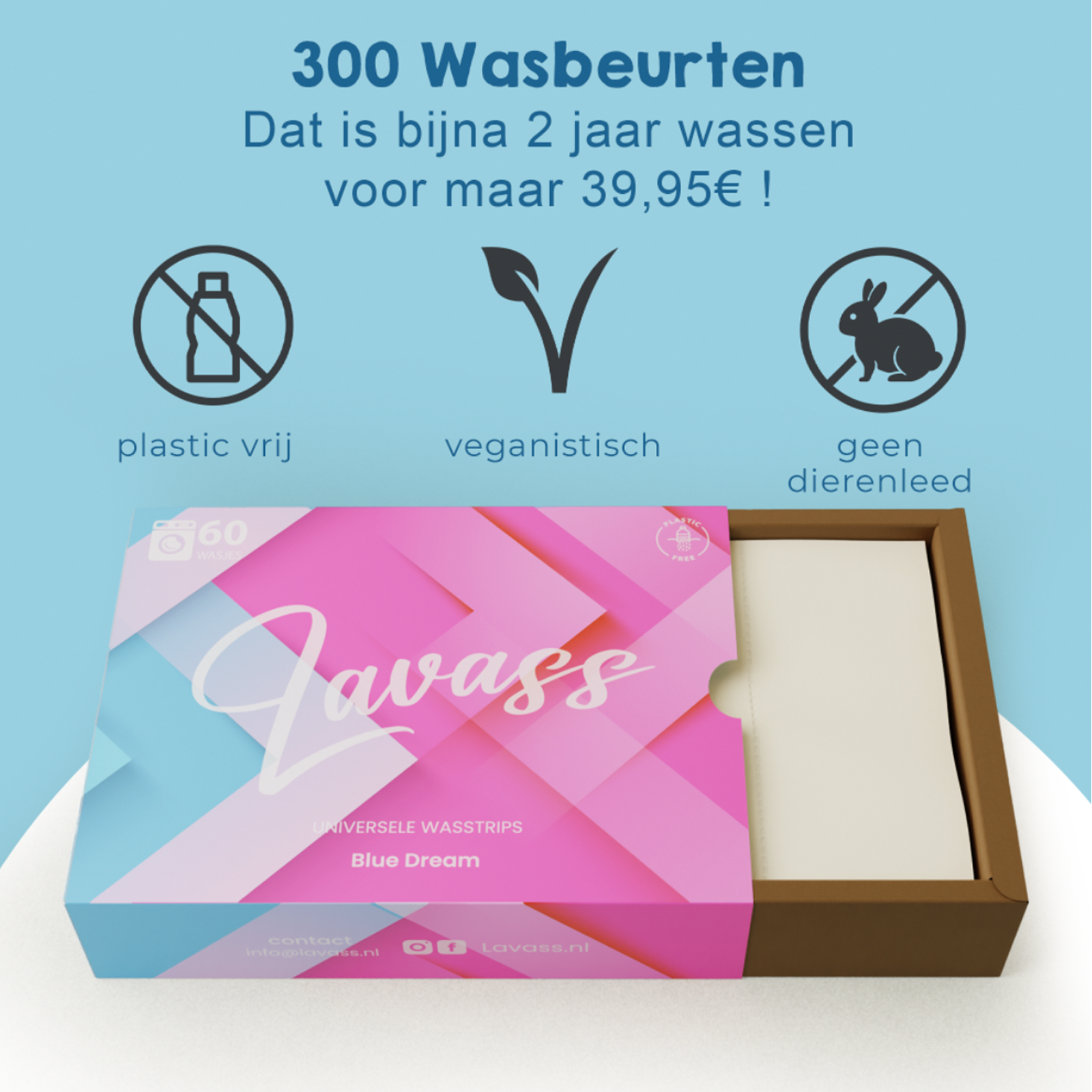 Wasstrips Family Pack (300 wasbeurten)